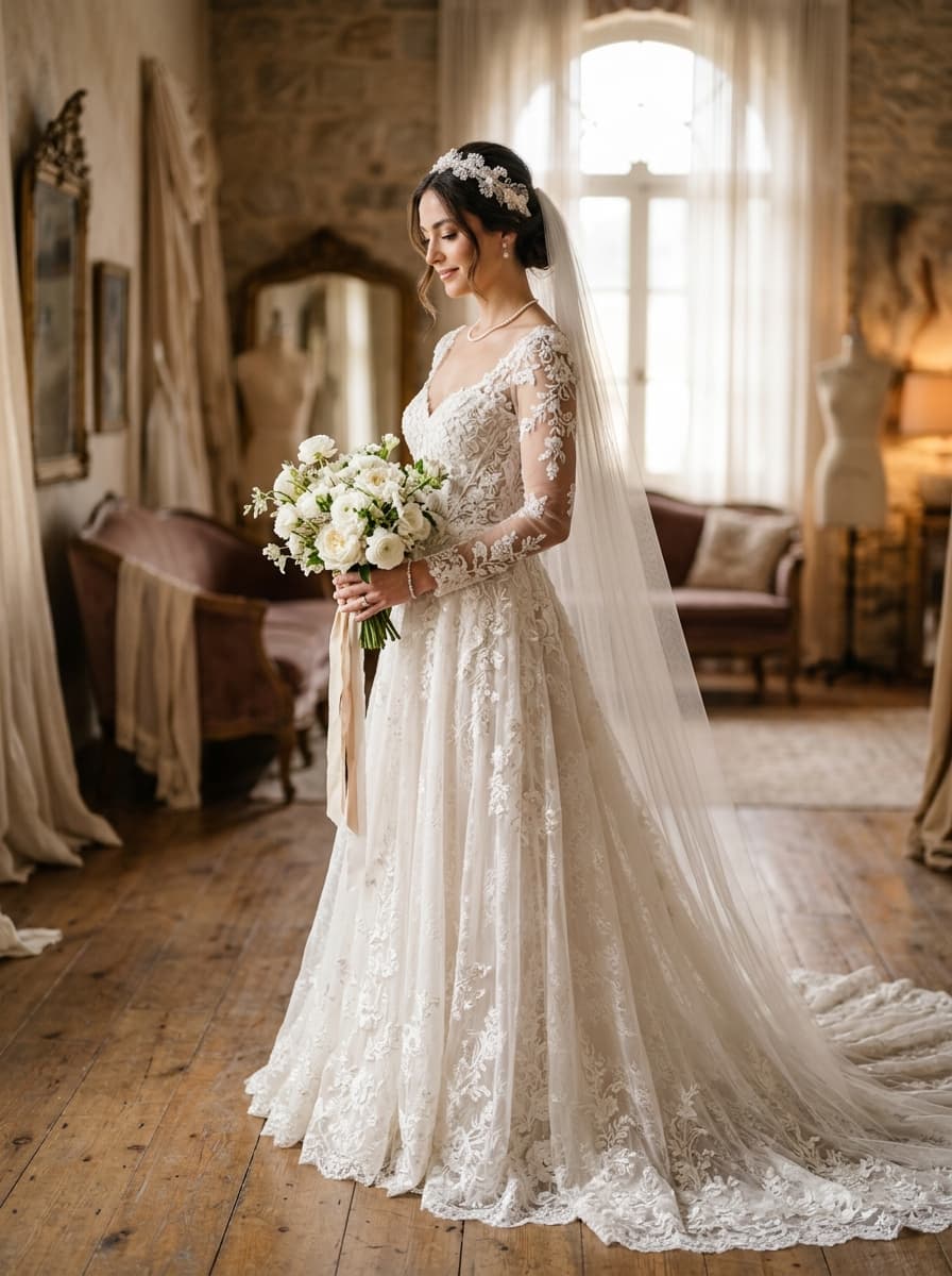 Result — lace A-line